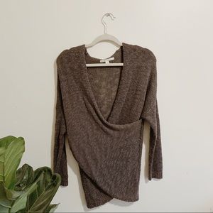 Francesca’s Wrap Front Sweater